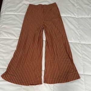 Carly Jean Terracotta Striped Pants